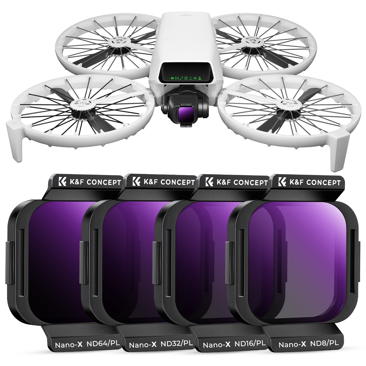 K&F Concept ND/PL Filter Set f - Drone Kit With Camera のレビューと価格