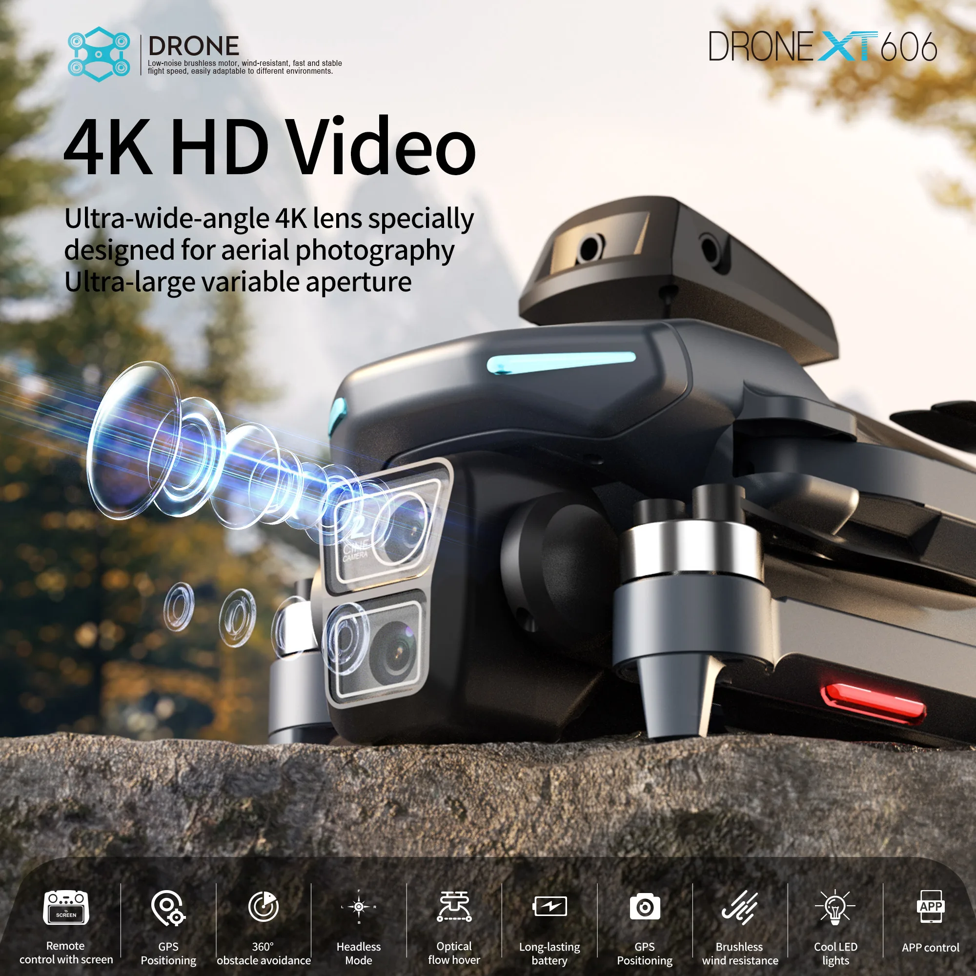 Lenovo XT606 MAX GPS Drone 4k  - Drone Kit Long Range のレビューと価格