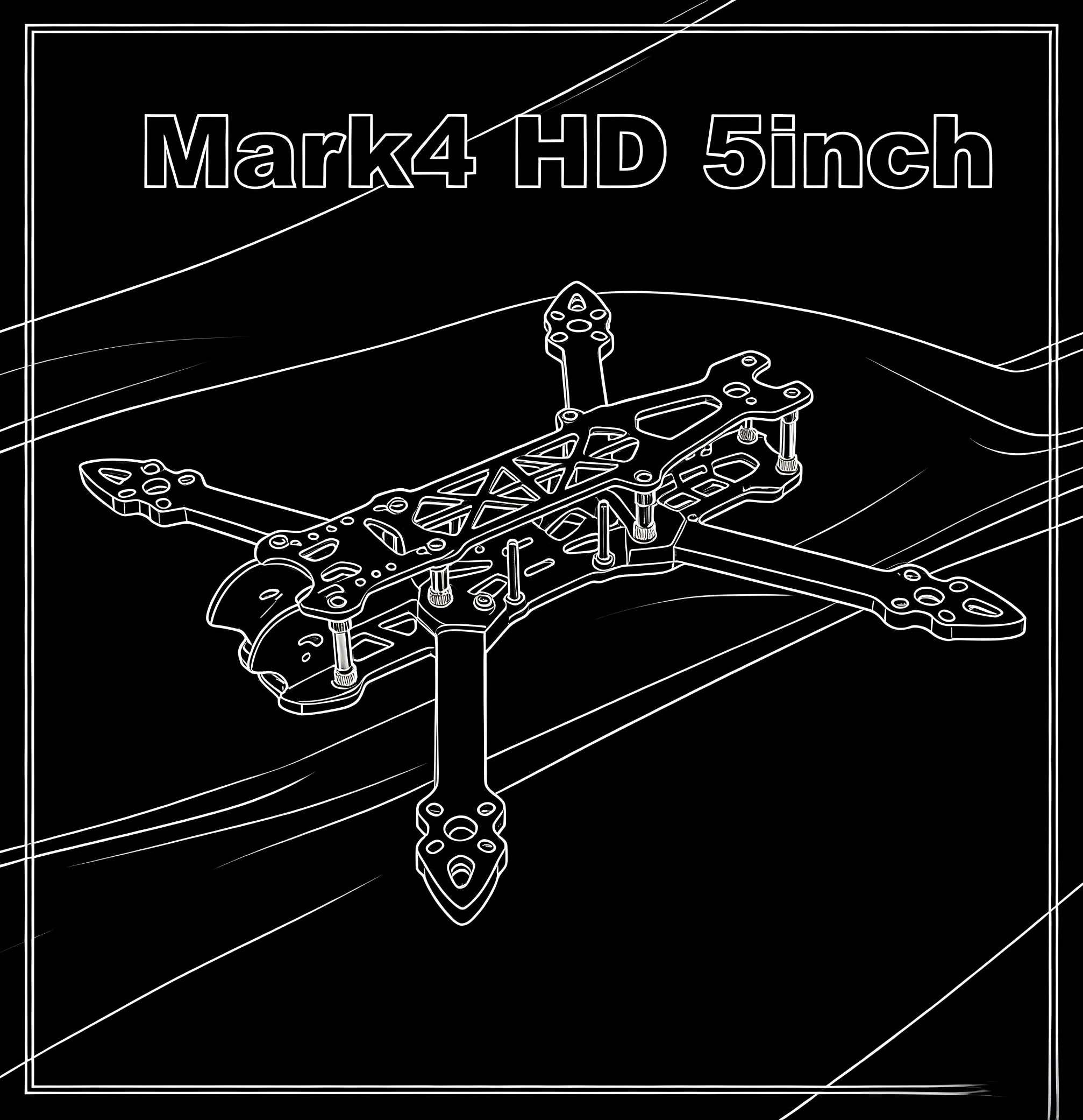 MARK4 V2 Mark 4 V2 5inch 240mm - Drone Kit Racing のレビューと価格